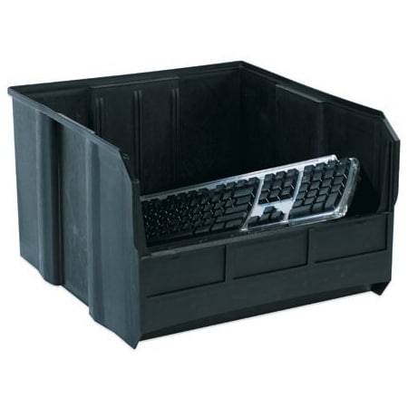 Bsc Preferred 18 x 16-1/2 x 11'' Black Conductive Bin Boxes, 3PK BUY00013740